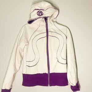 Lululemon Athletica Purple and White Jacket